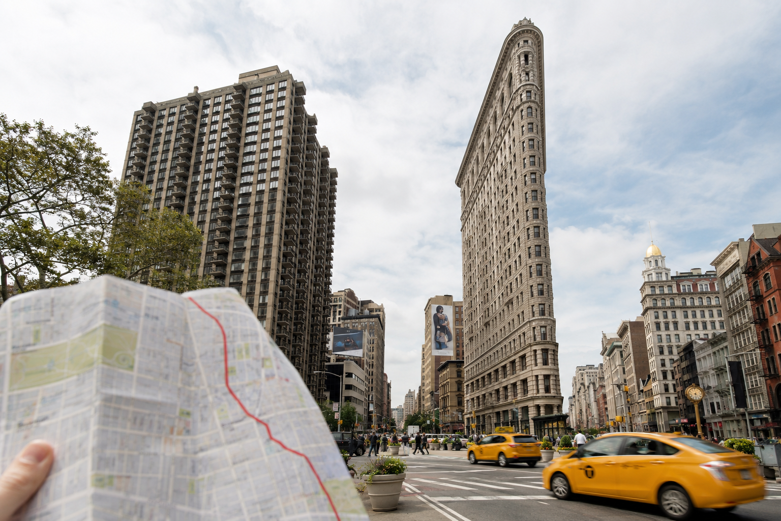 Flatiron Building on a self-guided Spider-Man filming locations itinerary